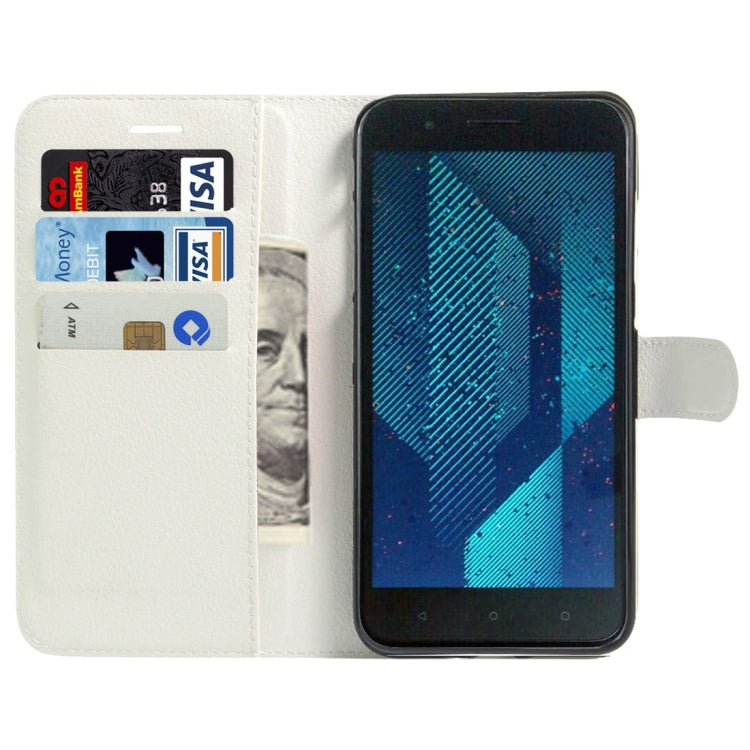 For HTC One X10 Litchi Texture Horizontal Flip Leather Case with Magnetic Buckle & Holder & Card Slots & Wallet