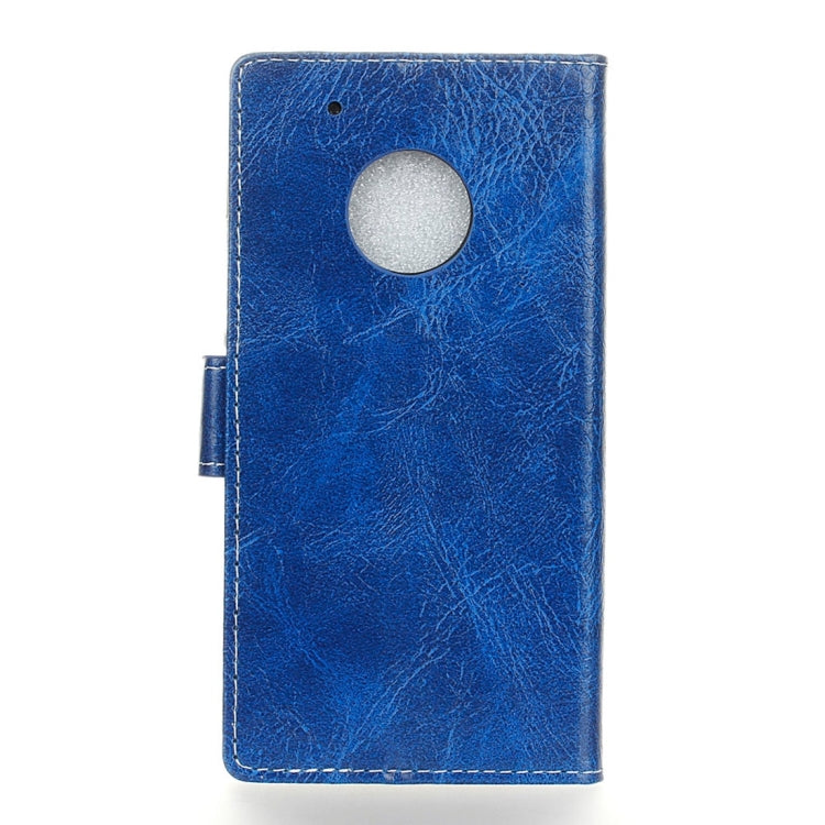 For Motorola Moto E4 (US Version ) Retro Crazy Horse Texture Horizontal Flip Leather Case with Holder & Card Slots & Wallet & Photo Frame