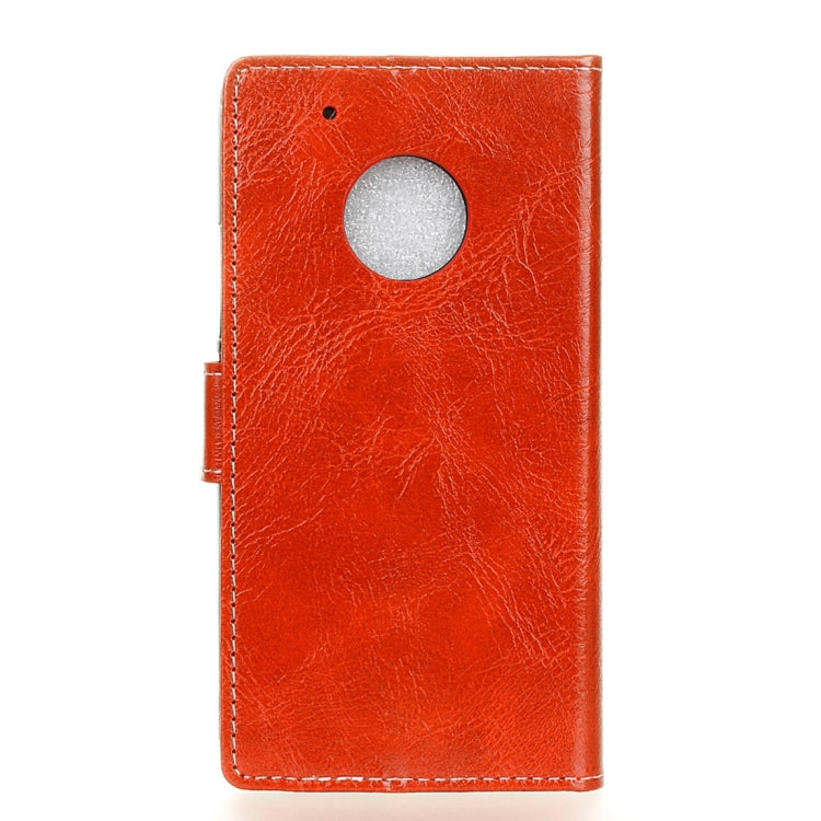 For Motorola Moto E4 (US Version ) Retro Crazy Horse Texture Horizontal Flip Leather Case with Holder & Card Slots & Wallet & Photo Frame