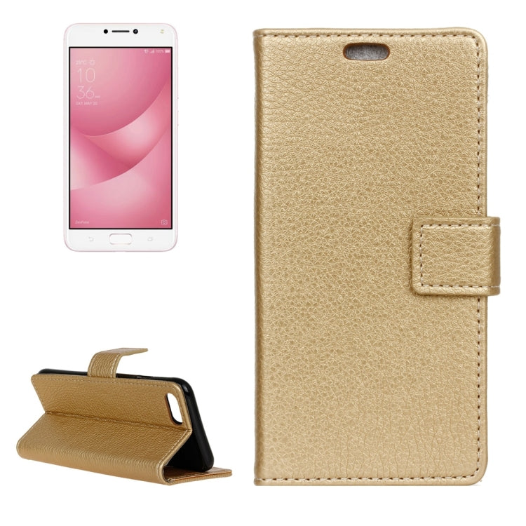For Asus Zenfone 4 Max ZC554KL Litchi Texture Horizontal Flip Leather Case with Holder & Card Slots & Wallet & Photo Frame