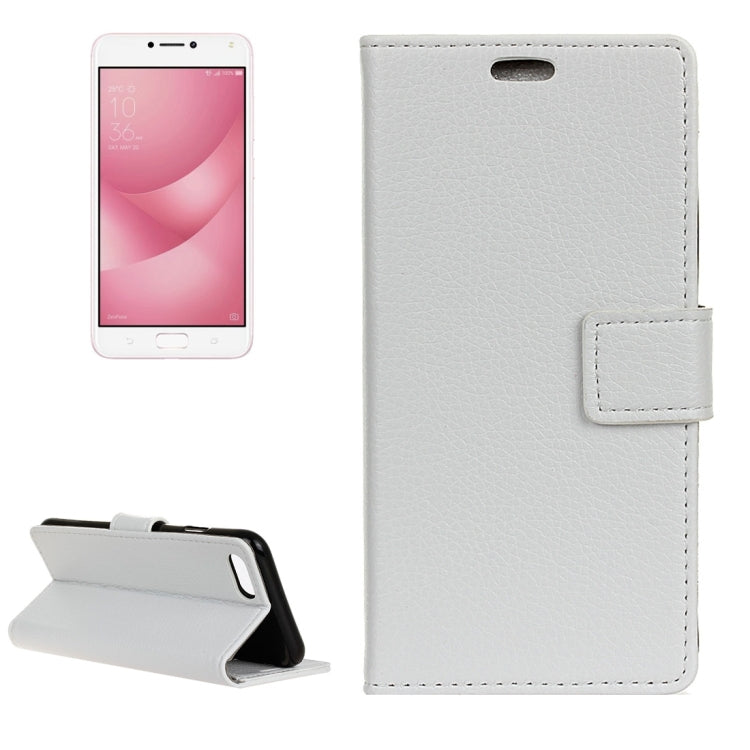 For Asus Zenfone 4 Max ZC554KL Litchi Texture Horizontal Flip Leather Case with Holder & Card Slots & Wallet & Photo Frame