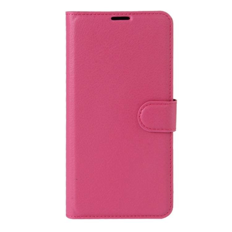 For ZTE Blade A602 Litchi Texture Horizontal Flip Leather Case with Holder & Card Slots & Wallet