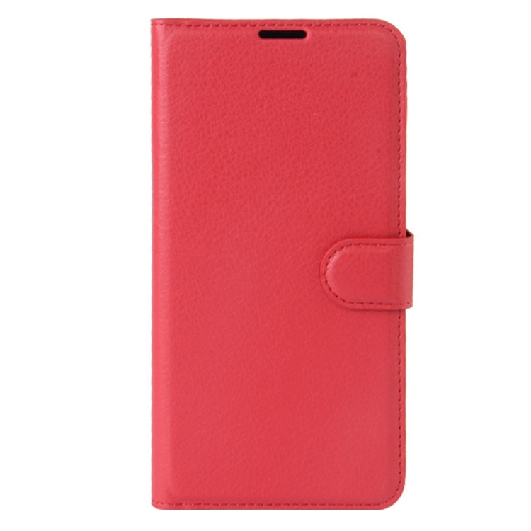 For ZTE Blade A602 Litchi Texture Horizontal Flip Leather Case with Holder & Card Slots & Wallet