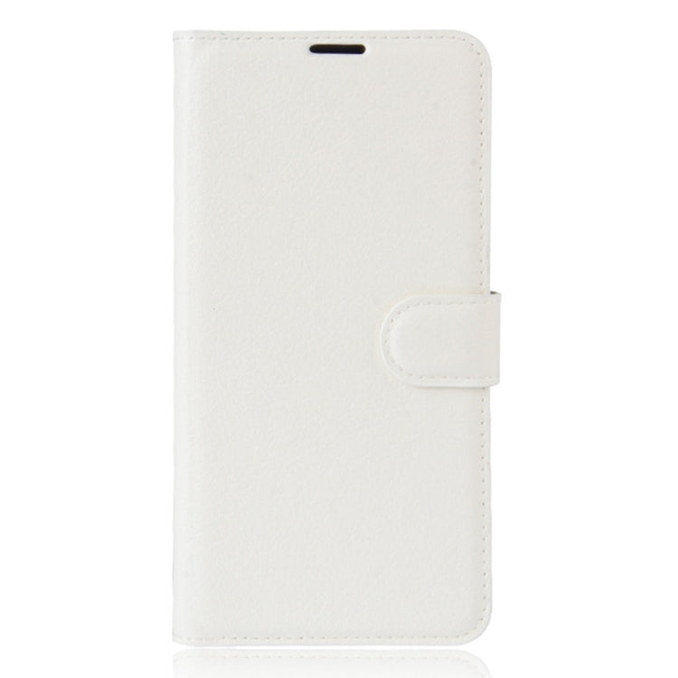 For ZTE Blade A602 Litchi Texture Horizontal Flip Leather Case with Holder & Card Slots & Wallet