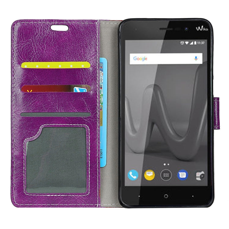 Wiko  LENNY 4  Retro Crazy Horse Texture Horizontal Flip Leather Case with Holder & Card Slots & Wallet & Photo Frame