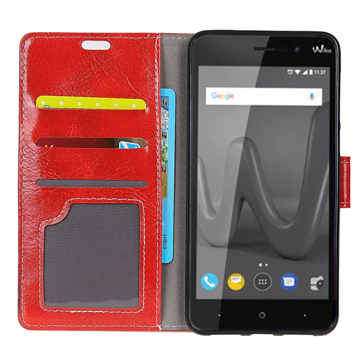 Wiko  LENNY 4  Retro Crazy Horse Texture Horizontal Flip Leather Case with Holder & Card Slots & Wallet & Photo Frame