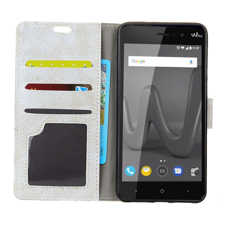 Wiko  LENNY 4  Retro Crazy Horse Texture Horizontal Flip Leather Case with Holder & Card Slots & Wallet & Photo Frame