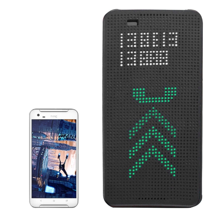 For HTC One X9 Smart Horizontal Flip Dot View Case with Sleep and Wake-up Function