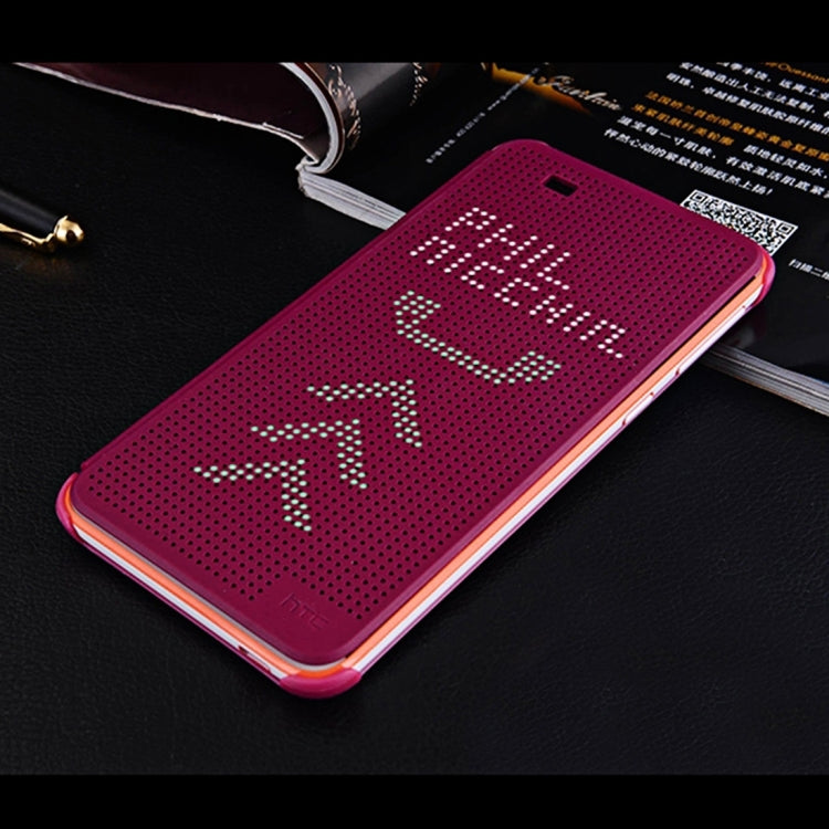 For HTC One X9 Smart Horizontal Flip Dot View Case with Sleep and Wake-up Function