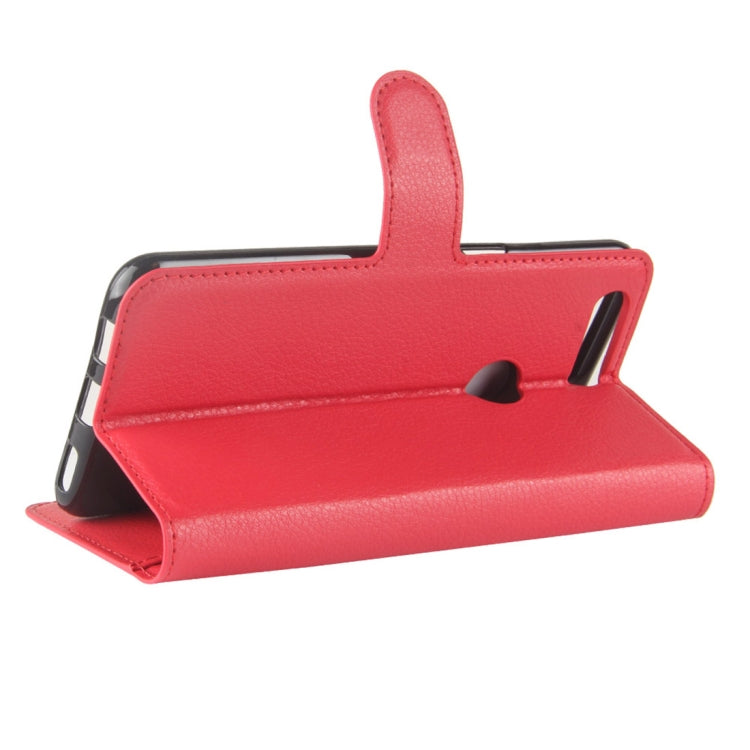 For OnePlus 5T Litchi Texture Horizontal Flip PU Leather Case with Holder & Card Slots & Wallet