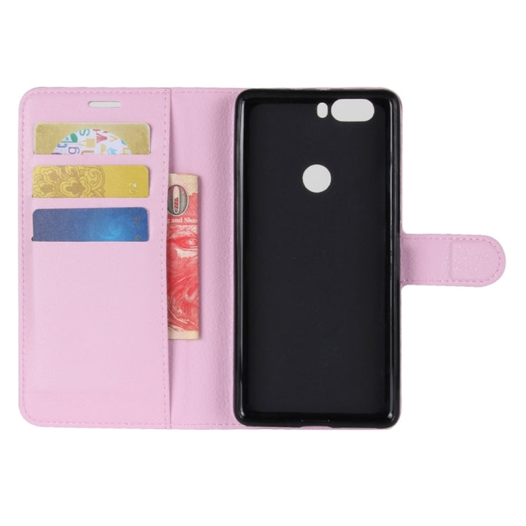 For ZTE  Nubia Z17 Litchi Texture Horizontal Flip Leather Case with Holder & Card Slots & Wallet