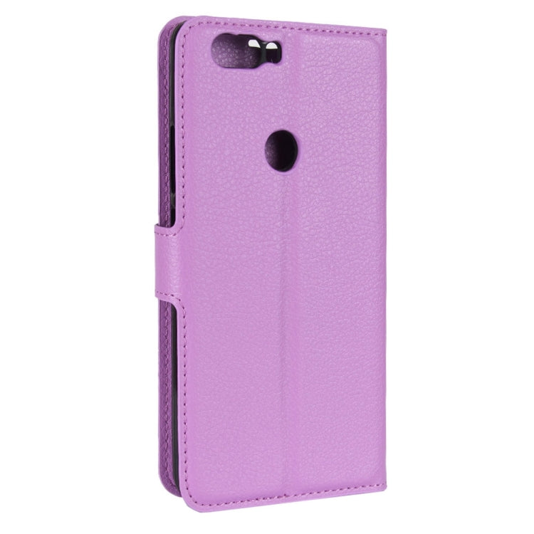 For ZTE  Nubia Z17 Litchi Texture Horizontal Flip Leather Case with Holder & Card Slots & Wallet