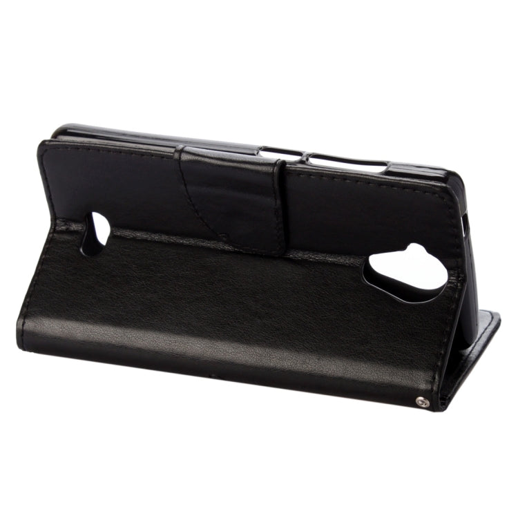 Pressed Flowers Horizontal Flip Leather Case for Wiko U Feel Lite, with Magnetic Buckle & Holder & Card Slots & Wallet