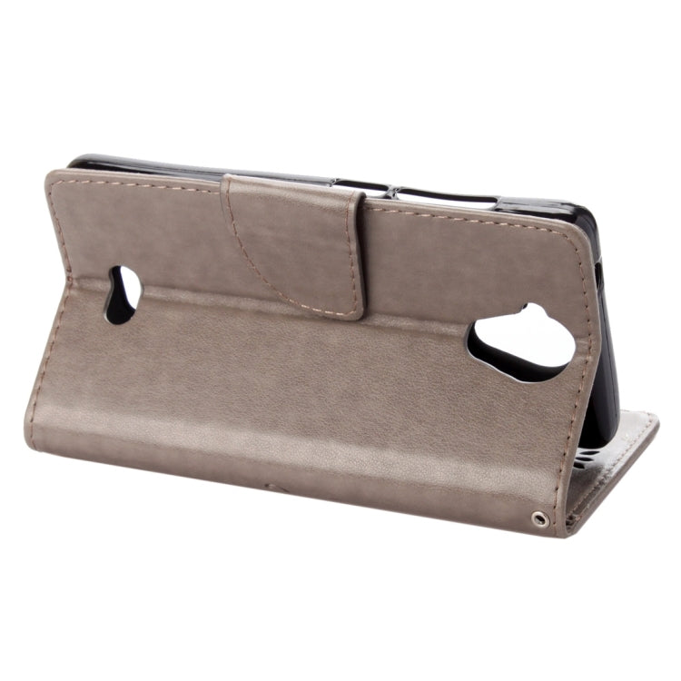 Pressed Flowers Horizontal Flip Leather Case for Wiko U Feel Lite, with Magnetic Buckle & Holder & Card Slots & Wallet