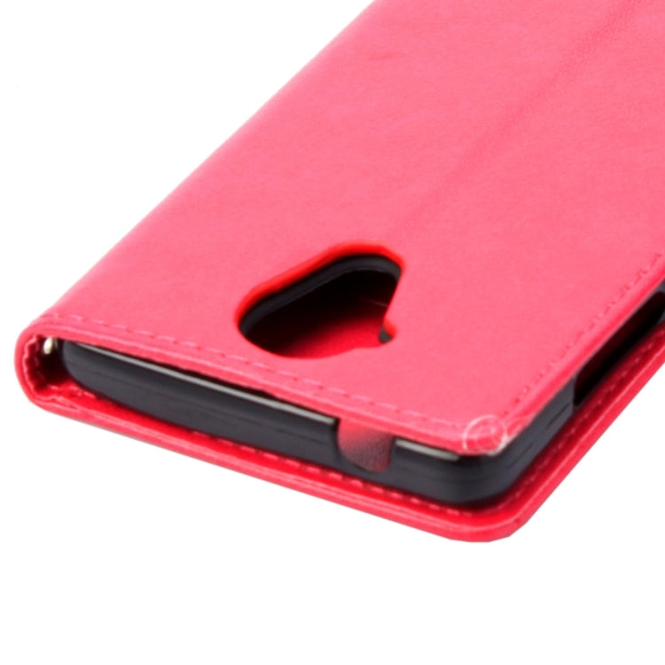 Pressed Flowers Horizontal Flip Leather Case for Wiko U Feel Lite, with Magnetic Buckle & Holder & Card Slots & Wallet