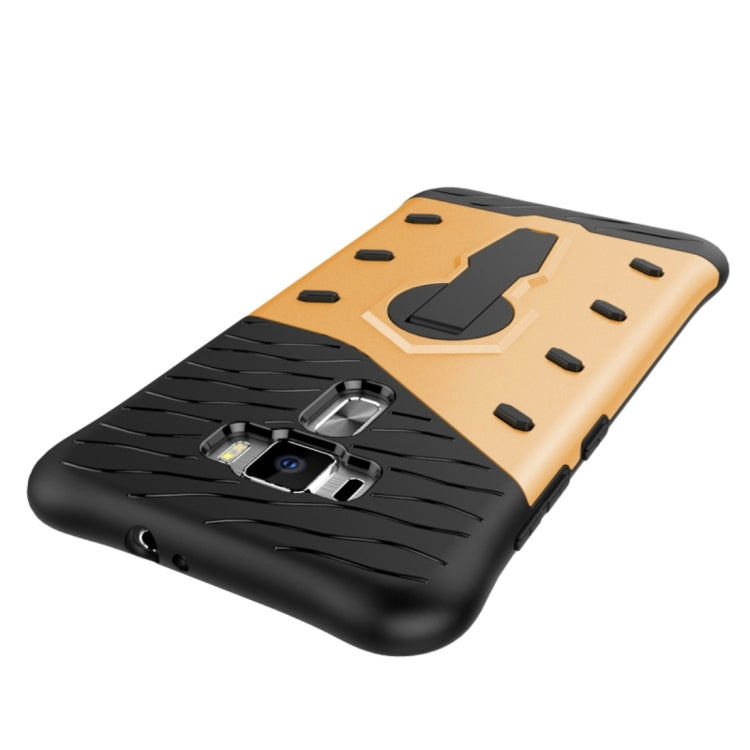 For ASUS ZenFone 3 / ZE552KL Shock-Resistant 360 Degree Spin Tough Armor TPU+PC Combination Case with Holder