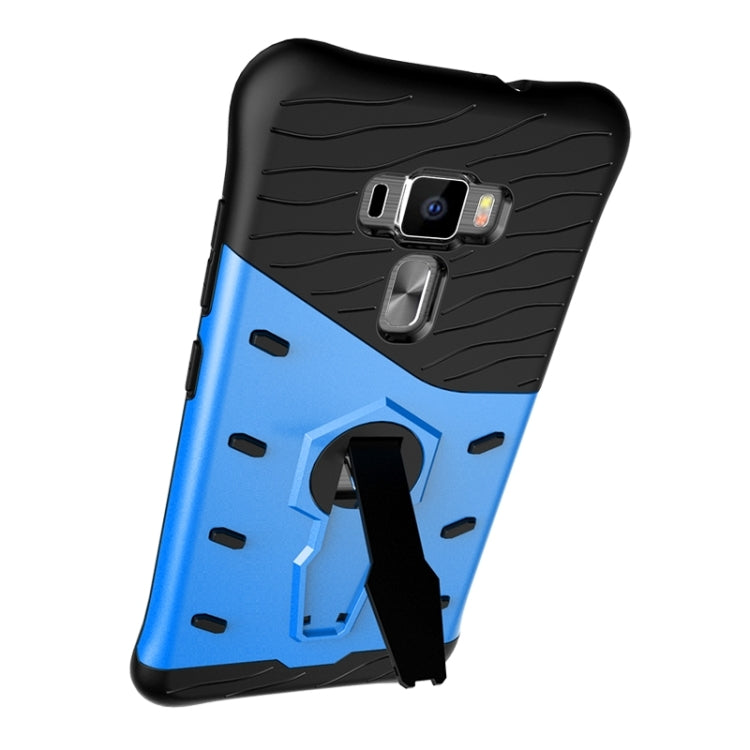 For ASUS ZenFone 3 / ZE552KL Shock-Resistant 360 Degree Spin Tough Armor TPU+PC Combination Case with Holder