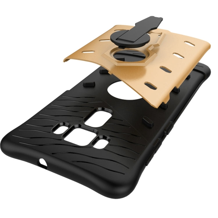 For ASUS ZenFone 3 Deluxe ZS570KL 5.7 inch Shock-Resistant 360 Degree Spin Tough Armor TPU+PC Combination Case with Holder