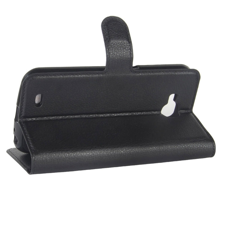 For LG X Venture Litchi Texture Horizontal Flip Leather Case with Holder & Card Slots & Wallet