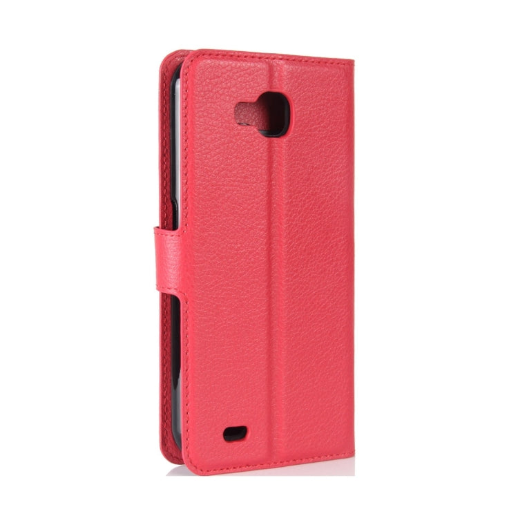 For LG X Venture Litchi Texture Horizontal Flip Leather Case with Holder & Card Slots & Wallet