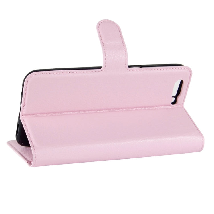 For OPPO  R11 Litchi Texture Horizontal Flip Leather Case with Holder & Card Slots & Wallet