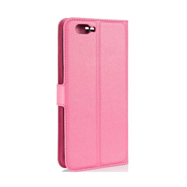 For OPPO  R11 Litchi Texture Horizontal Flip Leather Case with Holder & Card Slots & Wallet