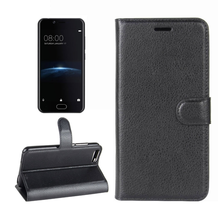 For Doogee Shoot 2 Litchi Texture Horizontal Flip Leather Case with Holder & Card Slots & Wallet