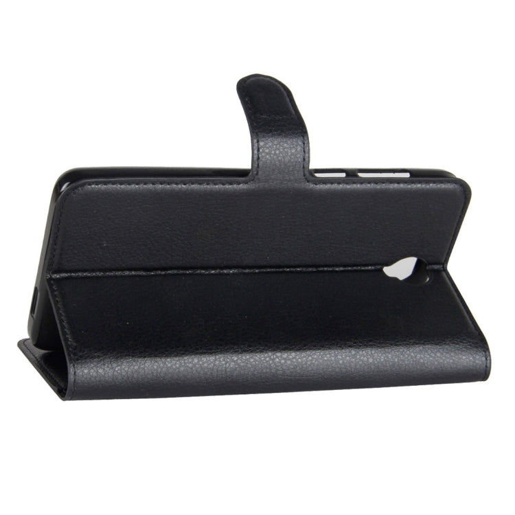 For Cubot Max Litchi Texture Horizontal Flip Leather Case with Holder & Card Slots & Wallet