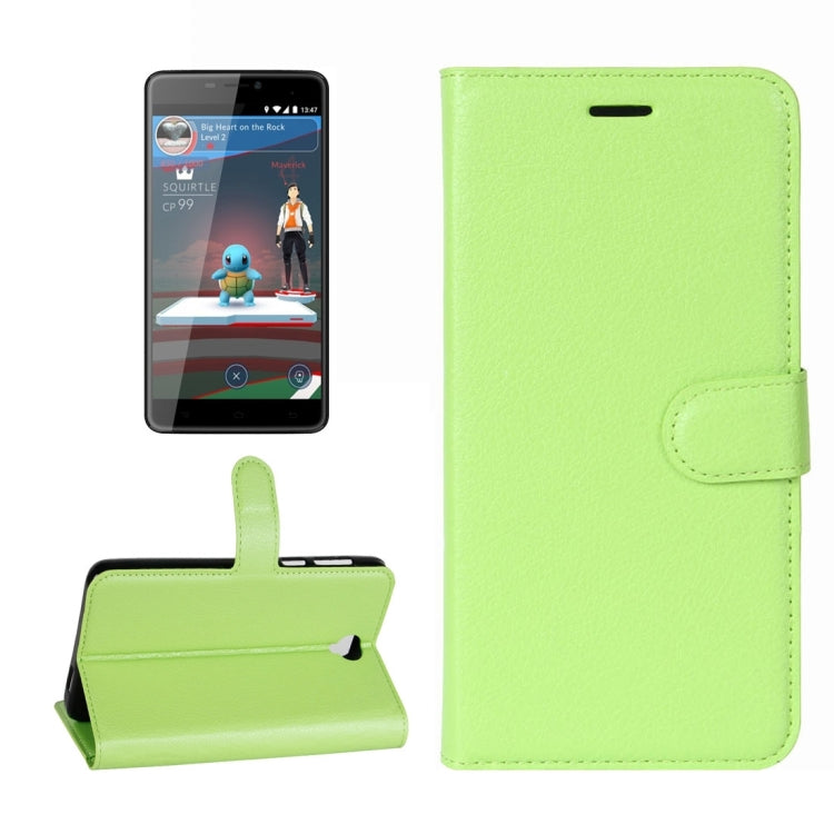 For Cubot Max Litchi Texture Horizontal Flip Leather Case with Holder & Card Slots & Wallet