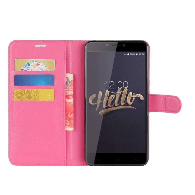 For Cubot Max Litchi Texture Horizontal Flip Leather Case with Holder & Card Slots & Wallet