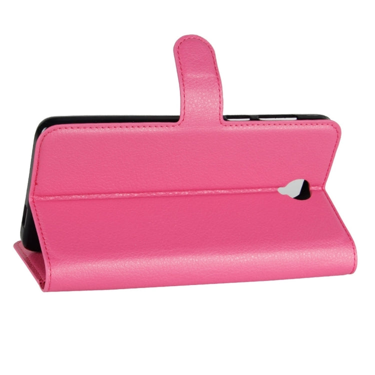 For Cubot Max Litchi Texture Horizontal Flip Leather Case with Holder & Card Slots & Wallet