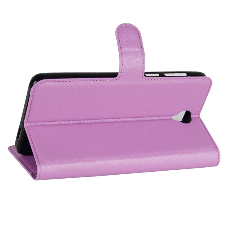 For Cubot Max Litchi Texture Horizontal Flip Leather Case with Holder & Card Slots & Wallet