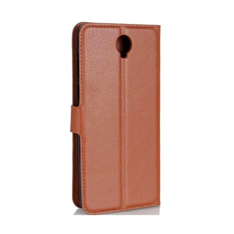 For Cubot Max Litchi Texture Horizontal Flip Leather Case with Holder & Card Slots & Wallet