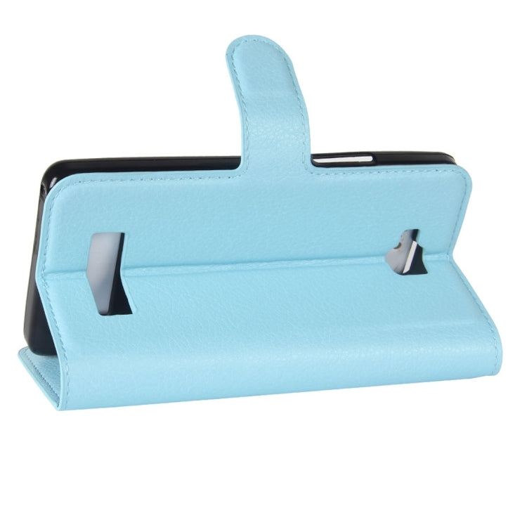 For Cubot Echo Litchi Texture Horizontal Flip Leather Case with Holder & Card Slots & Wallet