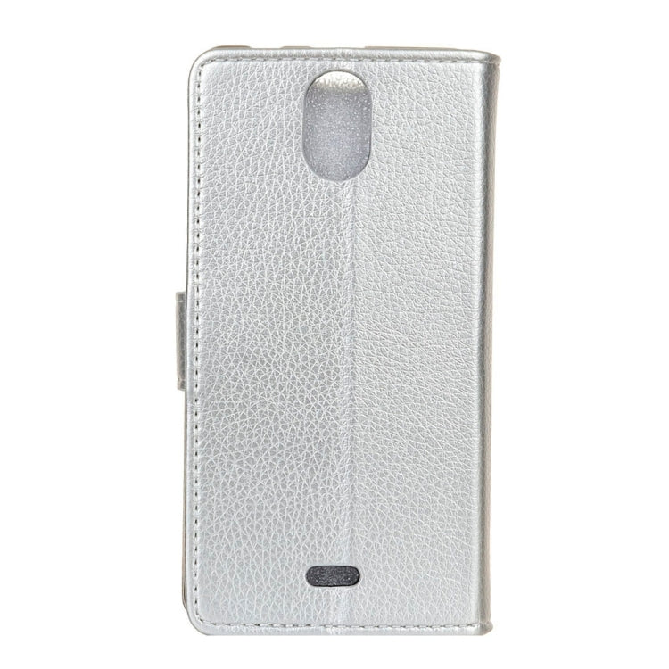 For Wiko Kenny Litchi Texture Horizontal Flip Leather Case with Holder & Card Slots & Wallet & Photo Frame