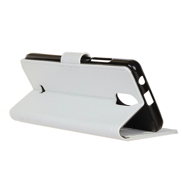 For Wiko Kenny Litchi Texture Horizontal Flip Leather Case with Holder & Card Slots & Wallet & Photo Frame