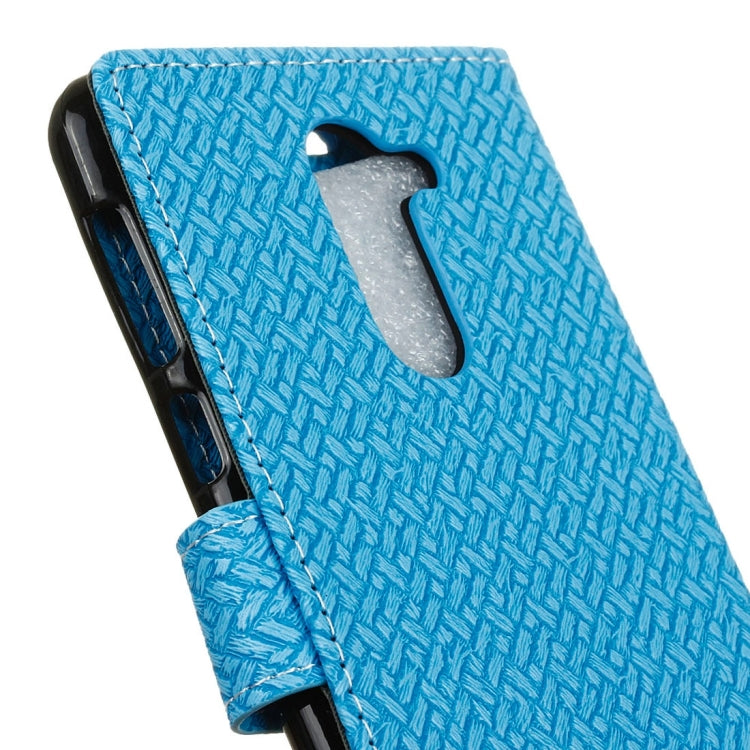 For Wileyfox Swift 2 Knit Texture Horizontal Flip Leather Case with Holder & Card Slots & Wallet & Photo Frame