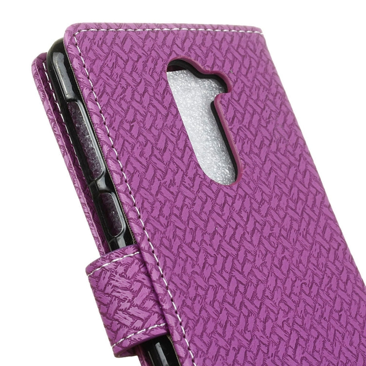 For Wileyfox Swift 2 Knit Texture Horizontal Flip Leather Case with Holder & Card Slots & Wallet & Photo Frame