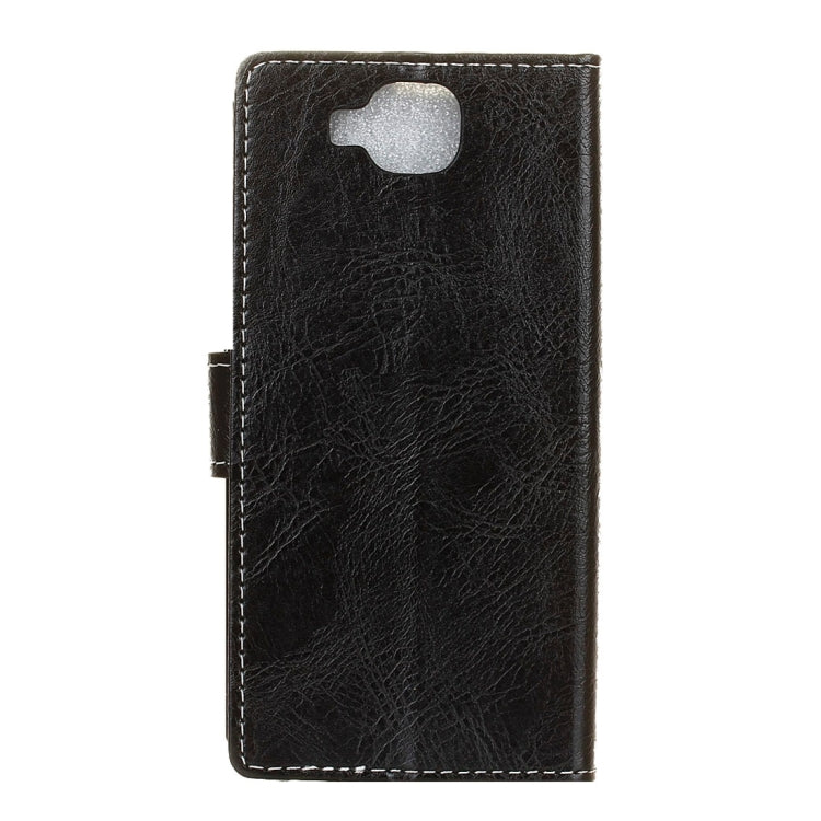 For Doogee X9 Mini Retro Crazy Horse Texture Horizontal Flip Leather Case with Holder & Card Slots & Wallet & Photo Frame