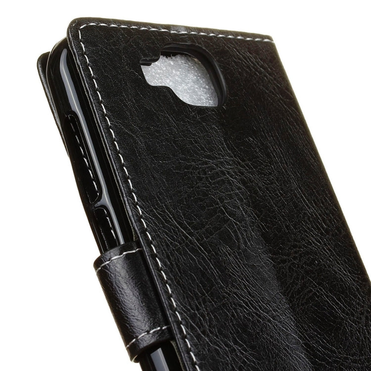 For Doogee X9 Mini Retro Crazy Horse Texture Horizontal Flip Leather Case with Holder & Card Slots & Wallet & Photo Frame