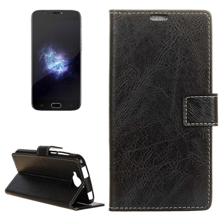 For Doogee X9 Mini Retro Crazy Horse Texture Horizontal Flip Leather Case with Holder & Card Slots & Wallet & Photo Frame