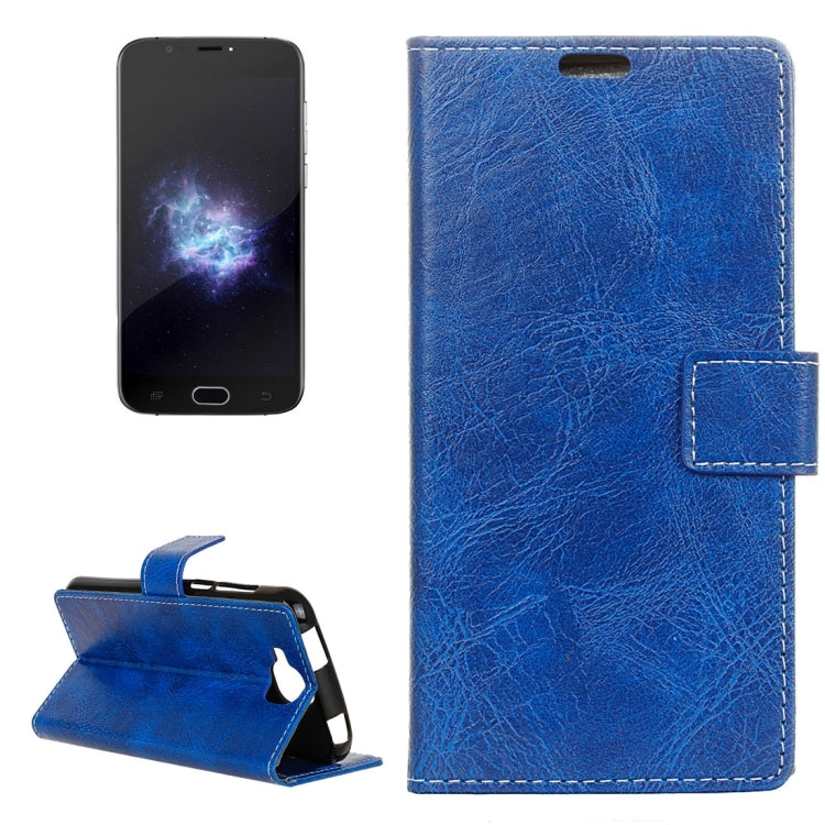 For Doogee X9 Mini Retro Crazy Horse Texture Horizontal Flip Leather Case with Holder & Card Slots & Wallet & Photo Frame