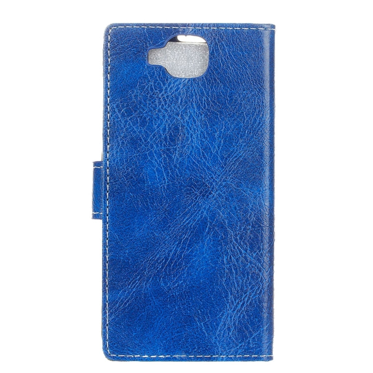 For Doogee X9 Mini Retro Crazy Horse Texture Horizontal Flip Leather Case with Holder & Card Slots & Wallet & Photo Frame