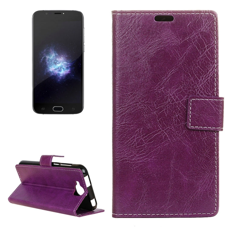 For Doogee X9 Mini Retro Crazy Horse Texture Horizontal Flip Leather Case with Holder & Card Slots & Wallet & Photo Frame