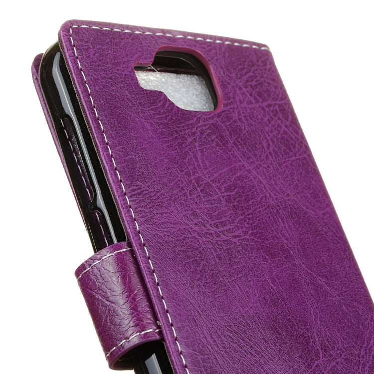 For Doogee X9 Mini Retro Crazy Horse Texture Horizontal Flip Leather Case with Holder & Card Slots & Wallet & Photo Frame