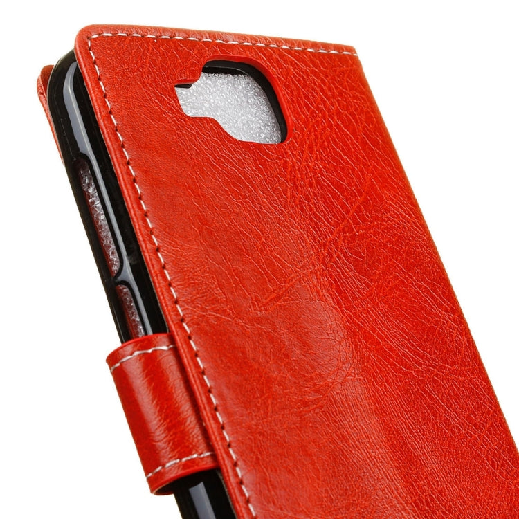 For Doogee X9 Mini Retro Crazy Horse Texture Horizontal Flip Leather Case with Holder & Card Slots & Wallet & Photo Frame