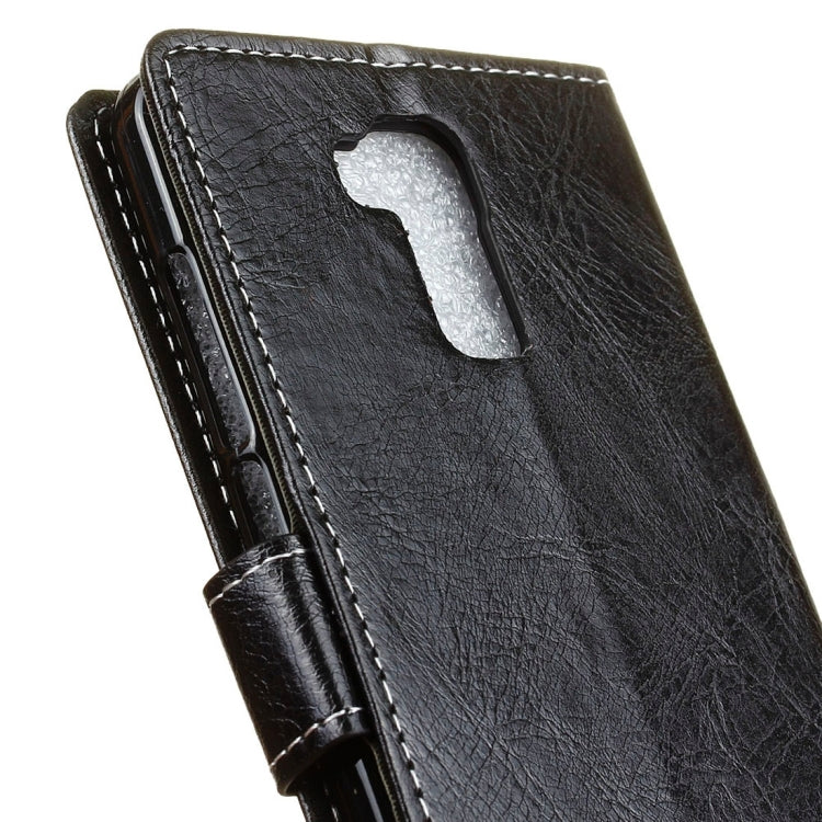 For Doogee Y6 Retro Crazy Horse Texture Horizontal Flip Leather Case with Holder & Card Slots & Wallet & Photo Frame