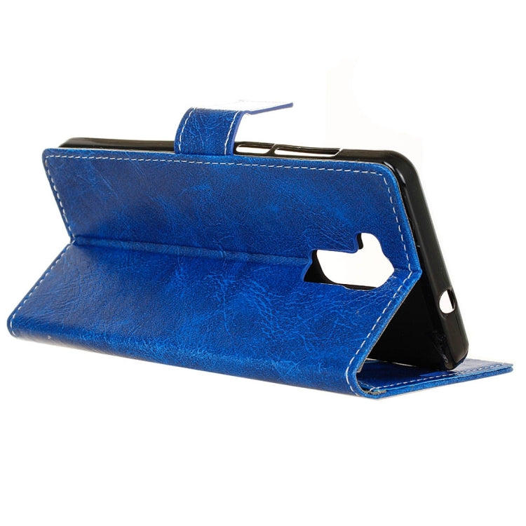 For Doogee Y6 Retro Crazy Horse Texture Horizontal Flip Leather Case with Holder & Card Slots & Wallet & Photo Frame