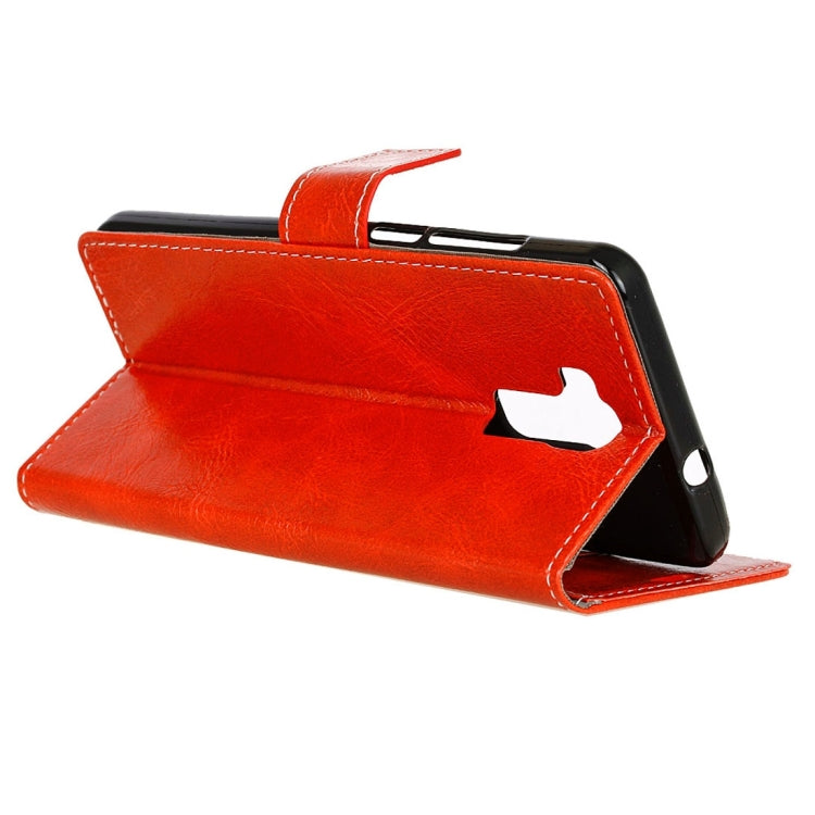 For Doogee Y6 Retro Crazy Horse Texture Horizontal Flip Leather Case with Holder & Card Slots & Wallet & Photo Frame