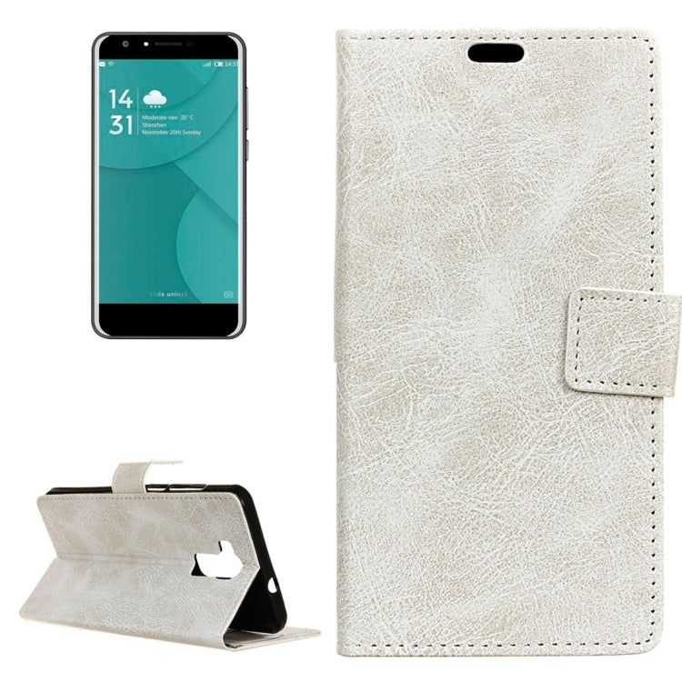 For Doogee Y6 Retro Crazy Horse Texture Horizontal Flip Leather Case with Holder & Card Slots & Wallet & Photo Frame